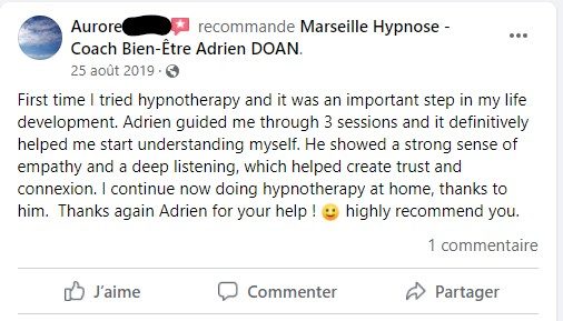 hypnose marseille temoignage